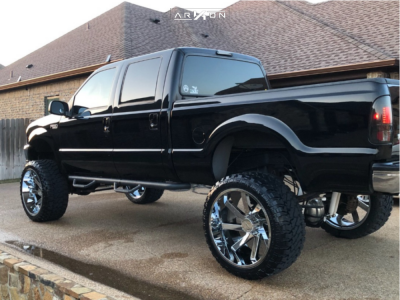 1 2004 F 250 Super Duty Ford Superlift Suspension Lift 9in Arkon Off Road Lincoln Chrome