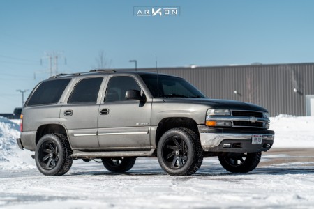 1 2002 Tahoe Chevrolet Rough Country Leveling Kit Arkon Off Road Lincoln Black