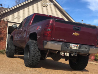 1 2013 Silverado 1500 Chevrolet Mcgaughys Suspension Lift 9in Arkon Off Road Alexander Black