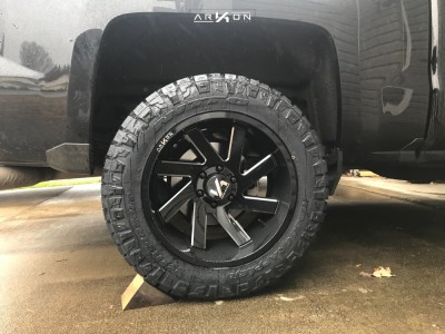 1 2017 Silverado 1500 Chevrolet Rough Country Suspension Lift 25in Arkon Off Road Lincoln Black