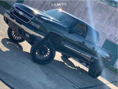 1 2006 Silverado 1500 Chevrolet Rough Country Suspension Lift 6in Arkon Off Road Alexander Black