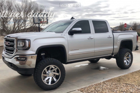 1 2018 Sierra 1500 Gmc Bds Suspension Lift 8in Arkon Off Road Lincoln Chrome