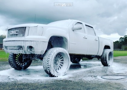 1 2007 Sierra 1500 Gmc Rough Country Suspension Lift 75in Arkon Off Road Alexander Black