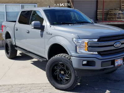2019 Ford F-150 - 20x10 -25mm - ARKON OFF-ROAD Cleopatra - Suspension Lift 6" - 35" x 12.5"