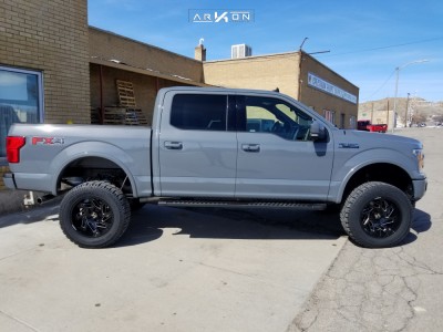 1 2019 F 150 Ford Rough Country Suspension Lift 6in Arkon Off Road Cleopatra Black