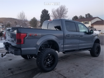 1 2019 F 150 Ford Rough Country Suspension Lift 6in Arkon Off Road Cleopatra Black