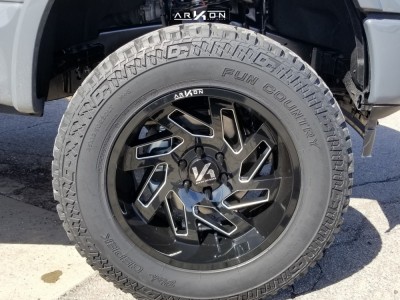 1 2019 F 150 Ford Rough Country Suspension Lift 6in Arkon Off Road Cleopatra Black