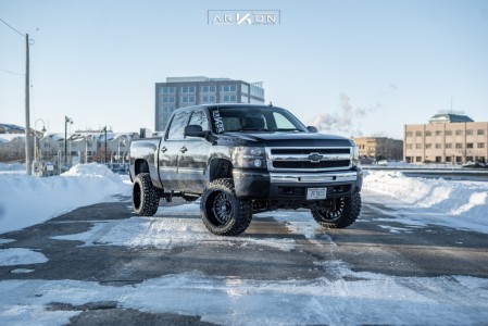 1 2010 Silverado 1500 Chevrolet Rough Country Suspension Lift 5in Arkon Off Road Alexander Black