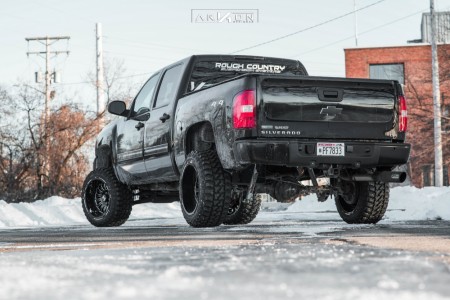 1 2010 Silverado 1500 Chevrolet Rough Country Suspension Lift 5in Arkon Off Road Alexander Black