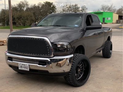 2016 Ram 2500 - 22x12 -51mm - ARKON OFF-ROAD Alexander - Leveling Kit - 33" x 12.5"