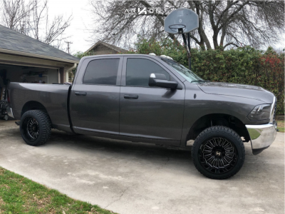 1 2016 2500 Ram Rough Country Leveling Kit Arkon Off Road Alexander Machined Black