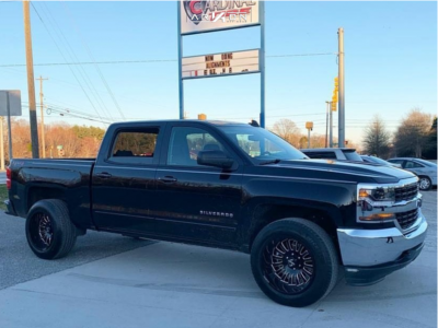 1 2018 Silverado 1500 Chevrolet Stock Stock Arkon Off Road Alexander Black