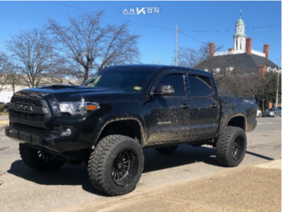 1 2016 Tacoma Toyota Zone Suspension Lift 6in Arkon Off Road Alexander Black