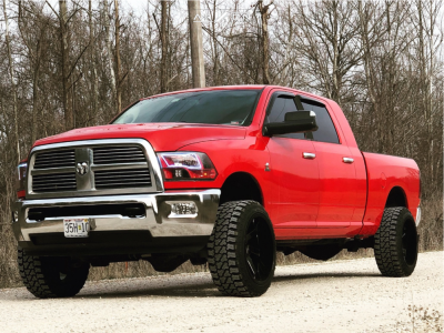 1 2011 Ram 2500 Dodge Rough Country Suspension Lift 25in Arkon Off Road Lincoln Black