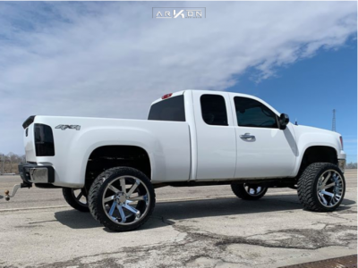 1 2011 Sierra 1500 Gmc Rough Country Suspension Lift 75in Arkon Off Road Lincoln Chrome
