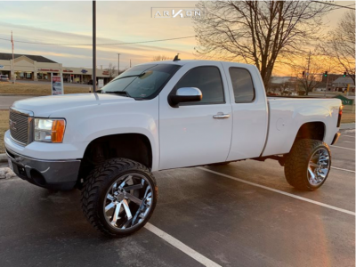 1 2011 Sierra 1500 Gmc Rough Country Suspension Lift 75in Arkon Off Road Lincoln Chrome