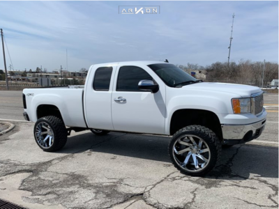 1 2011 Sierra 1500 Gmc Rough Country Suspension Lift 75in Arkon Off Road Lincoln Chrome