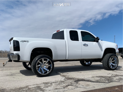 1 2011 Sierra 1500 Gmc Rough Country Suspension Lift 75in Arkon Off Road Lincoln Chrome