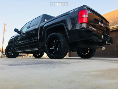 1 2015 Sierra 1500 Gmc Rough Country Leveling Kit Arkon Off Road Lincoln Black