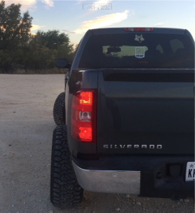 1 2012 Silverado 1500 Chevrolet Rough Country Suspension Lift 75in Arkon Off Road Cleopatra Black