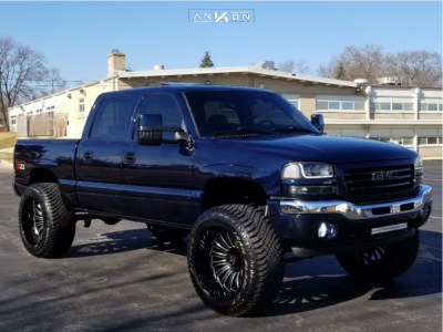 2006 GMC Sierra 1500 - 24x14 -80mm - ARKON OFF-ROAD Alexander - Suspension Lift 6" - 345/50R24