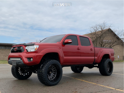 2012 Toyota Tacoma - 22x14 -81mm - ARKON OFF-ROAD Alexander - Suspension Lift 6" - 355/40R22