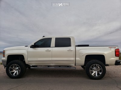 1 2015 Silverado 1500 Chevrolet Rough Country Suspension Lift 7in Arkon Off Road Lincoln Chrome