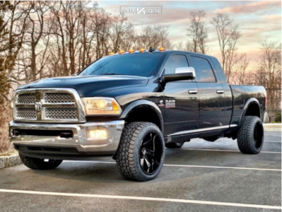 2018 Ram 2500 - 22x12 -51mm - ARKON OFF-ROAD Lincoln - Stock Suspension - 33" x 12.5"