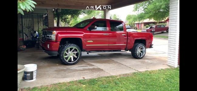 1 2018 Silverado 1500 Chevrolet Supreme Suspension Lift 35in Arkon Off Road Lincoln Chrome