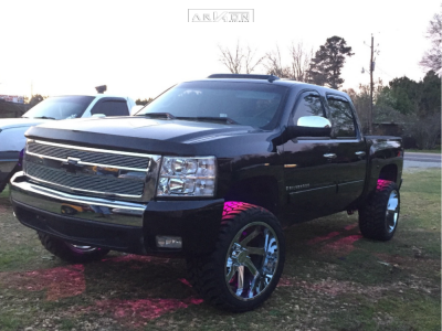 1 2008 Silverado 1500 Chevrolet Rough Country Suspension Lift 35in Arkon Off Road Lincoln Chrome