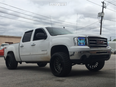 1 2012 Sierra 1500 Gmc Rough Country Suspension Lift 35in Arkon Off Road Alexander Black
