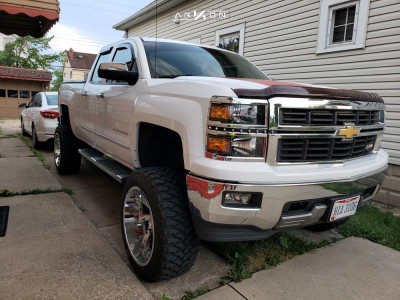1 2014 Silverado 1500 Chevrolet Superlift Suspension Lift 95in Arkon Off Road Lincoln Chrome