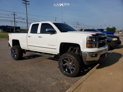 1 2014 Silverado 1500 Chevrolet Superlift Suspension Lift 95in Arkon Off Road Lincoln Chrome