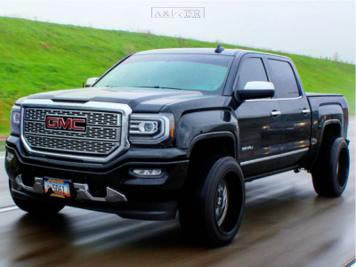 1 2016 Sierra 1500 Gmc Rough Country Leveling Kit Arkon Off Road Crown Series Victory Black