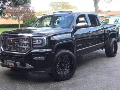1 2016 Sierra 1500 Gmc Rough Country Leveling Kit Arkon Off Road Crown Series Victory Black