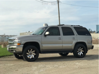1 2002 Tahoe Chevrolet Proryde Leveling Kit Arkon Off Road Lincoln Black Machined