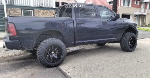 1 2013 1500 Ram Zone Suspension Lift 6in Arkon Off Road Lincoln Black Milled