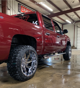 1 2013 Silverado 1500 Chevrolet Rough Country Suspension Lift 35in Arkon Off Road Lincoln Chrome