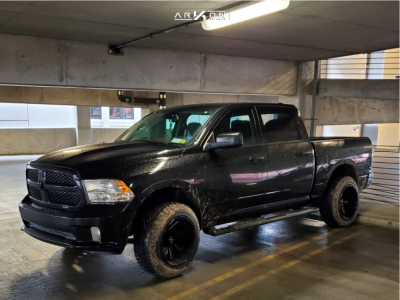 1 2013 1500 Ram Rough Country Leveling Kit Arkon Off Road Lincoln Black