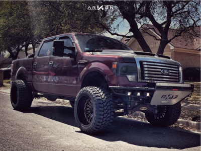 1 2010 F 150 Ford Pro Comp Suspension Lift 75in Arkon Off Road Alexander Black