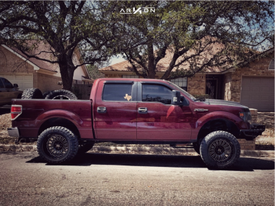 1 2010 F 150 Ford Pro Comp Suspension Lift 75in Arkon Off Road Alexander Black