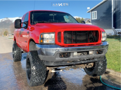 1 2002 F 250 Super Duty Ford Pro Comp Suspension Lift 8in Arkon Off Road Alexander Black