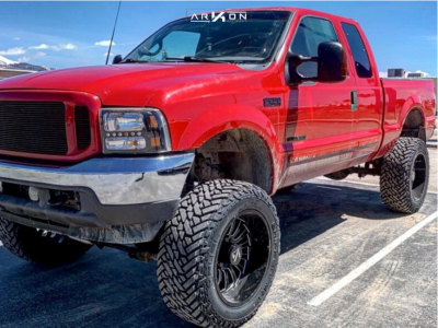 1 2002 F 250 Super Duty Ford Pro Comp Suspension Lift 8in Arkon Off Road Alexander Black