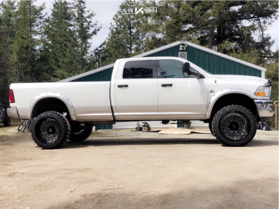 1 2011 3500 Ram Zone Suspension Lift 6in Arkon Off Road Crown Series Victory Black