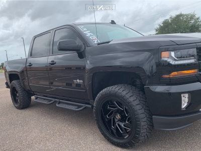 1 2018 Silverado 1500 Chevrolet Leveling Kit Leveling Kit Arkon Off Road Cleopatra Black