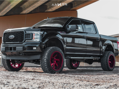 2018 Ford F-150 - 22x12 -51mm - ARKON OFF-ROAD Lincoln - Suspension Lift 6" - 35" x 12.5"
