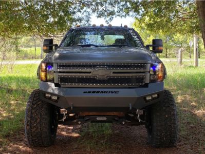 1 2011 Silverado 2500 Hd Chevrolet Readylift Suspension Lift 8in Arkon Off Road Crown Series Victory Black