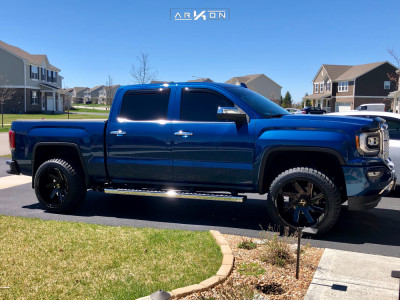 1 2017 Sierra 1500 Gmc Motofab Leveling Kit Arkon Off Road Lincoln Black Milled