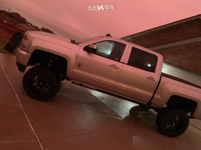1 2018 Silverado 1500 Chevrolet Bds Suspension Lift 8in Arkon Off Road Lincoln Black