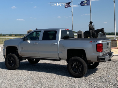 1 2018 Silverado 1500 Chevrolet Bds Suspension Lift 8in Arkon Off Road Lincoln Black